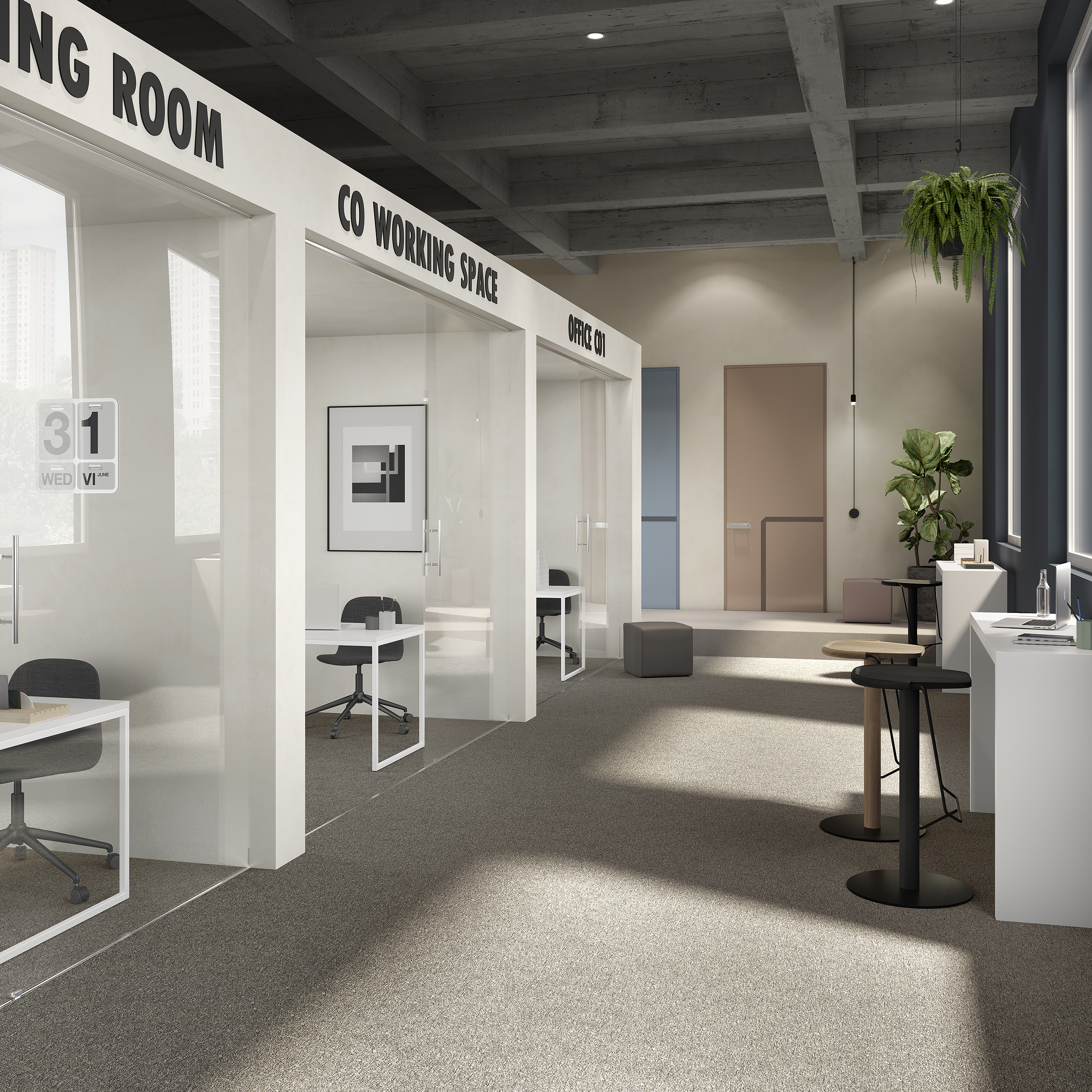 Ковровая плитка Medusa Tile 40 (500*500*5 мм) — купить в Тольятти