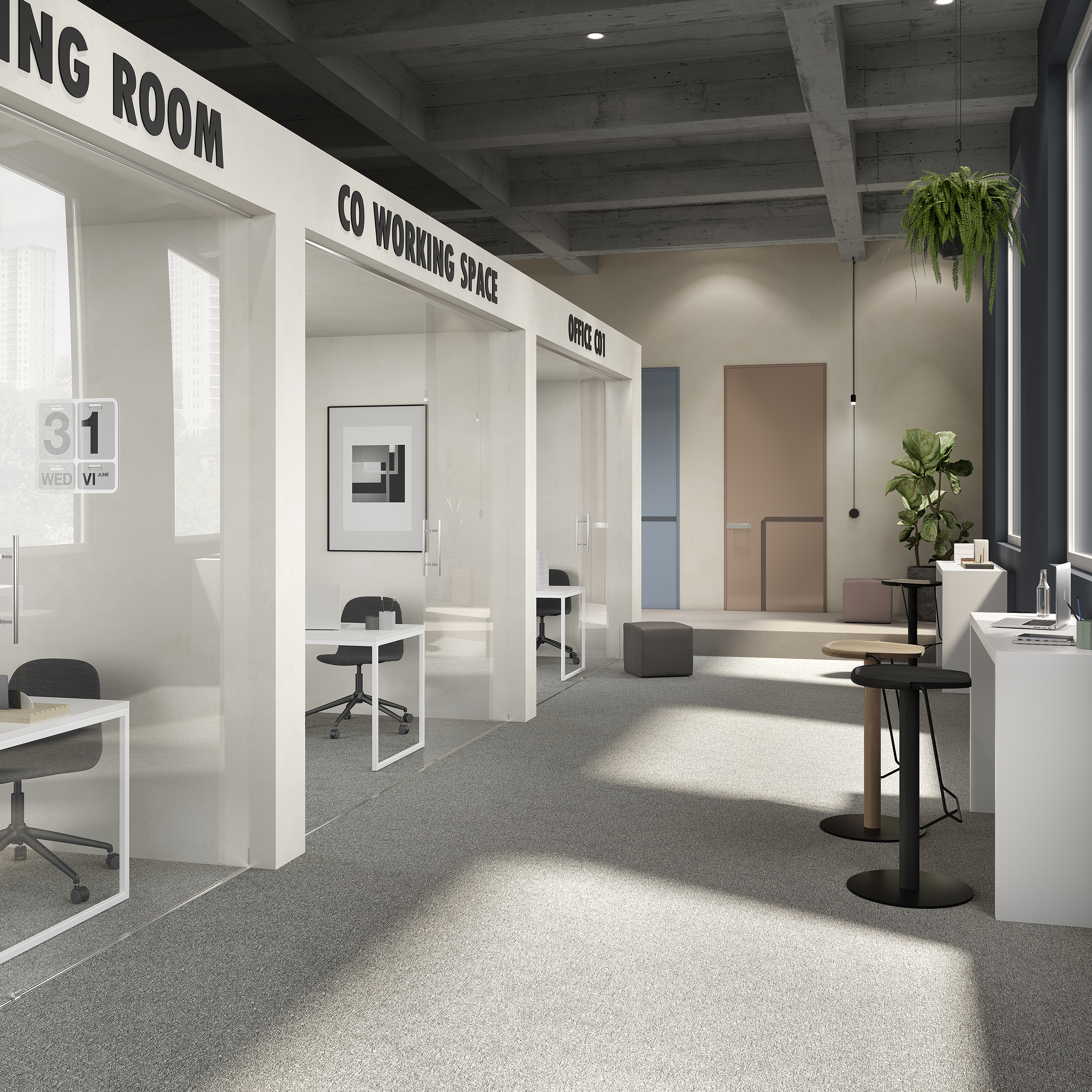 Ковровая плитка Medusa Tile 94 (500*500*5 мм) — купить в Тольятти