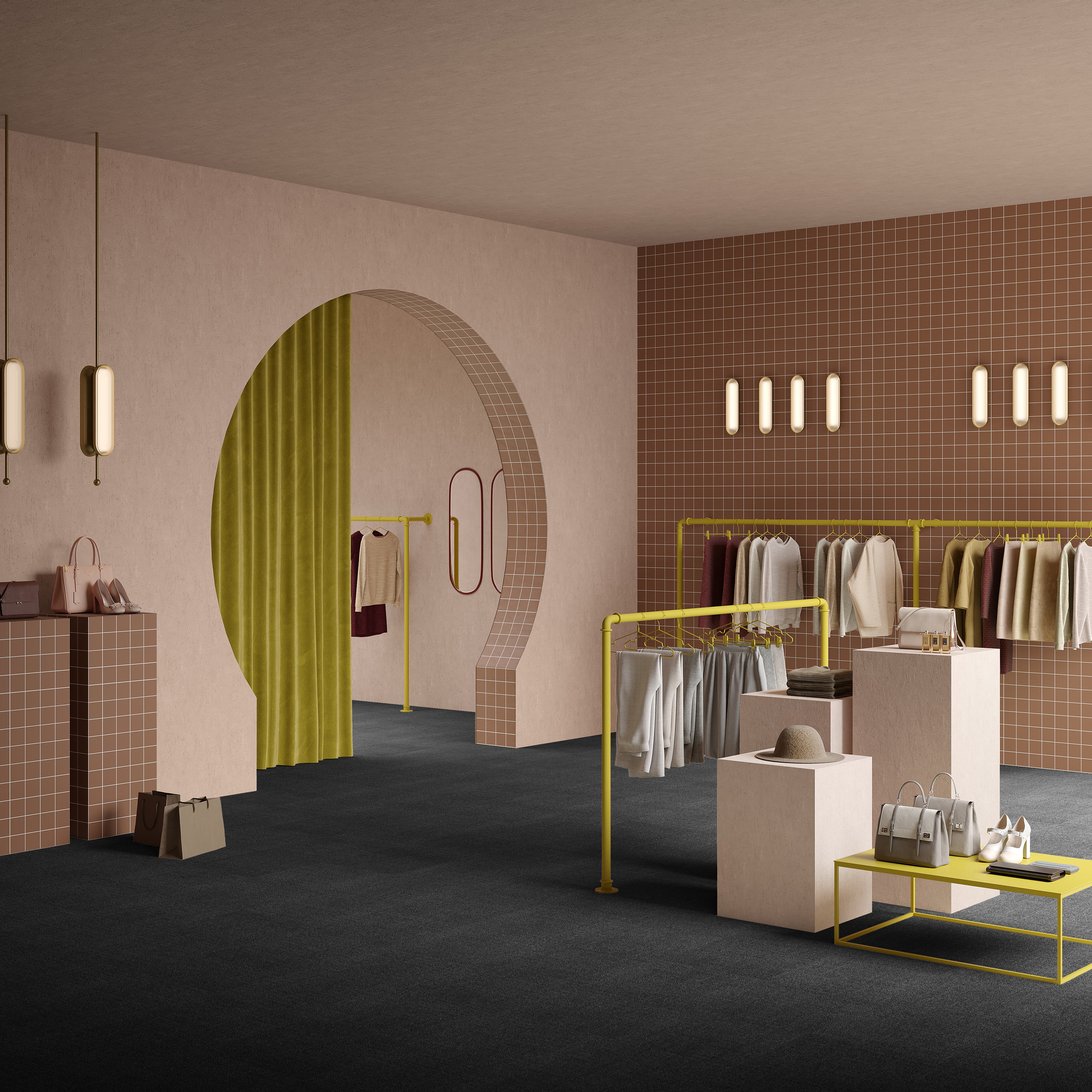 Ковровая плитка Mantra Tile 99 (500*500*6 мм) — купить в Тольятти