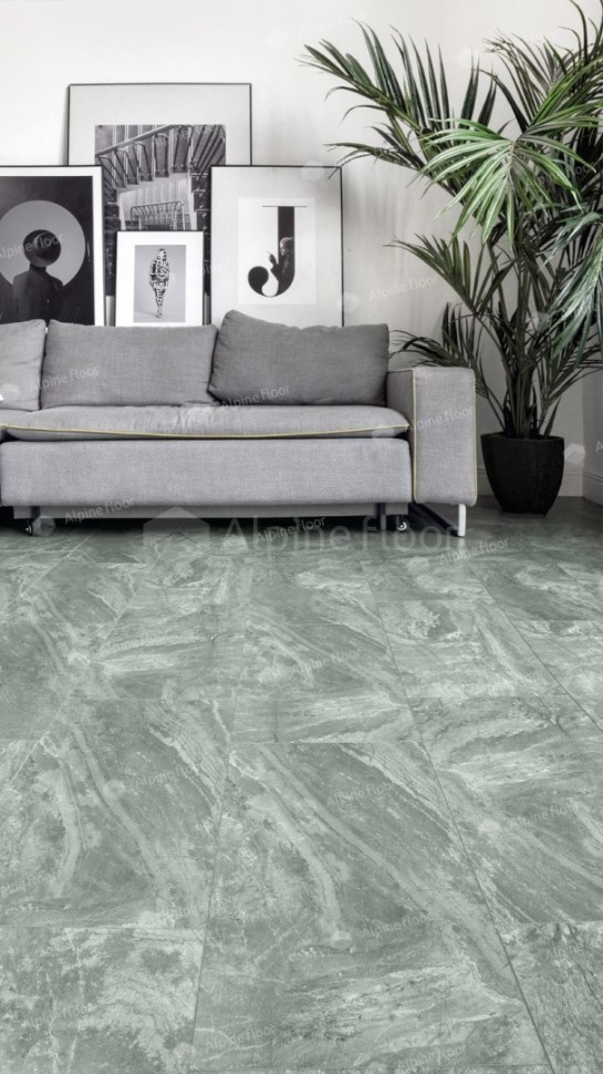 Виниловая плитка "Alpine Floor" Light Stone Хэмпшир (608*303*2,5 мм) — купить в Тольятти