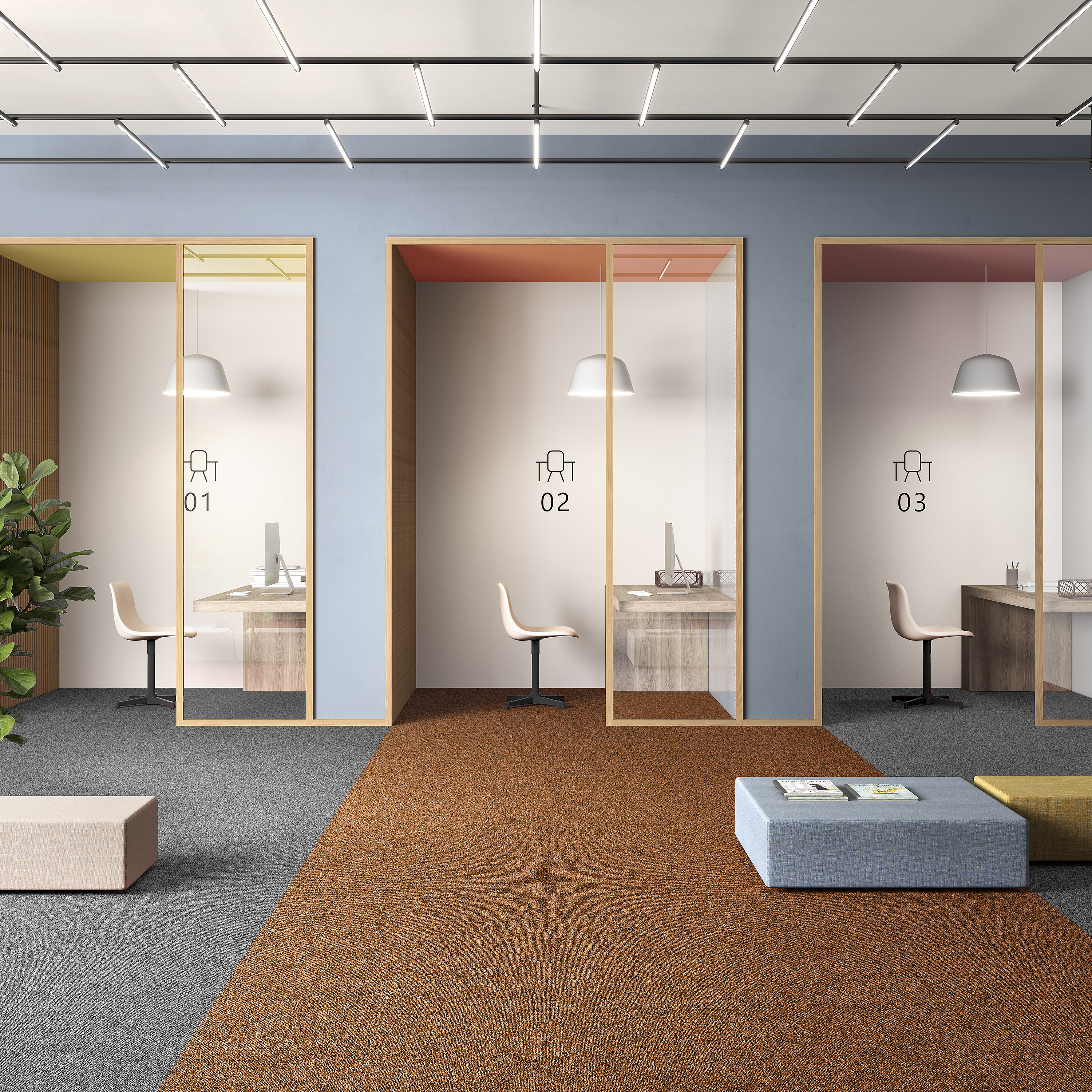 Ковровая плитка Medusa Tile 84 (500*500*5 мм) — купить в Тольятти