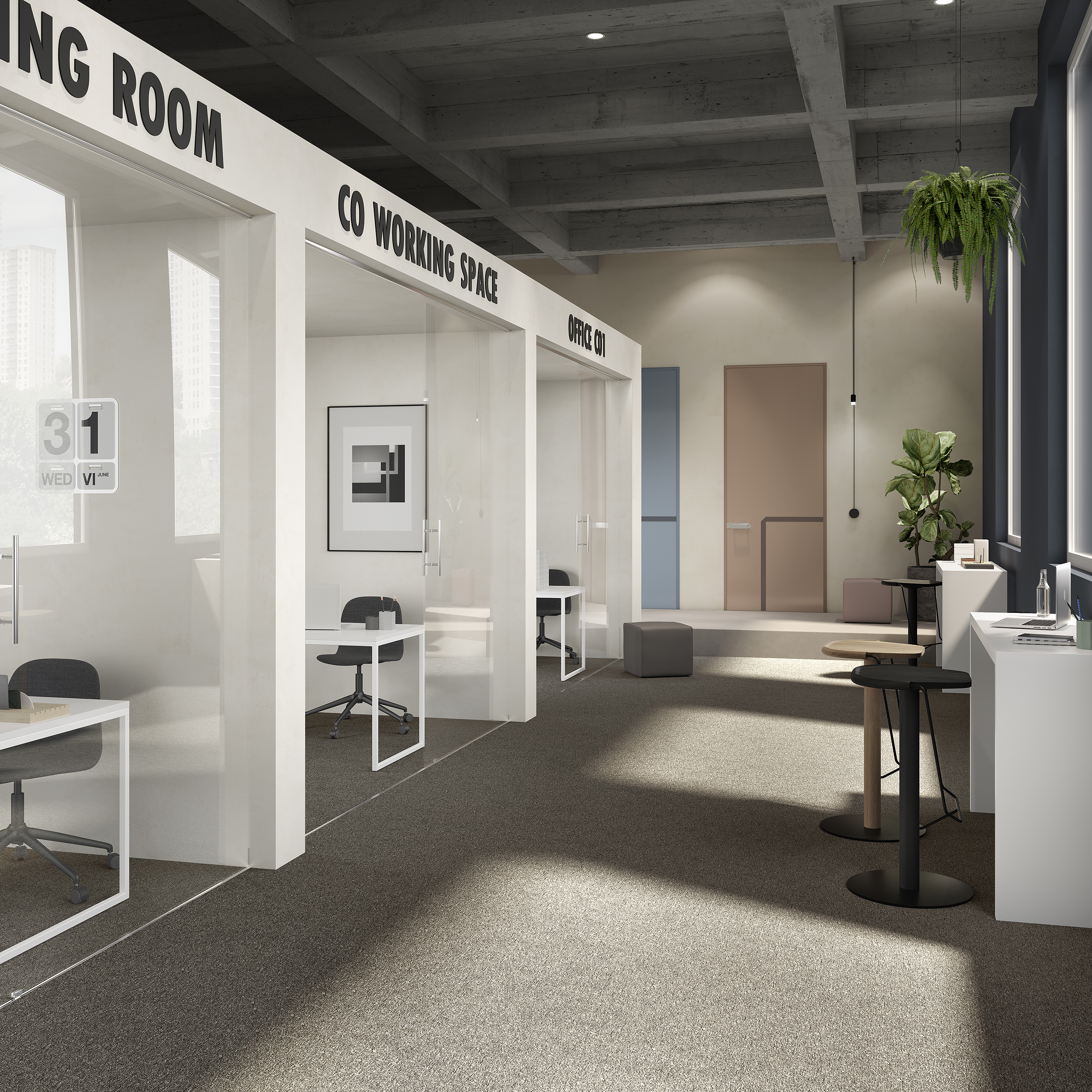 Ковровая плитка Medusa Tile 43 (500*500*5 мм) — купить в Тольятти