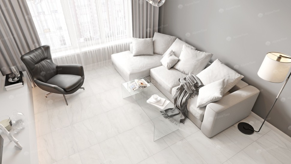 Виниловая плитка "Alpine Floor" Light Stone Брайс (608*303*2,5 мм) — купить в Тольятти