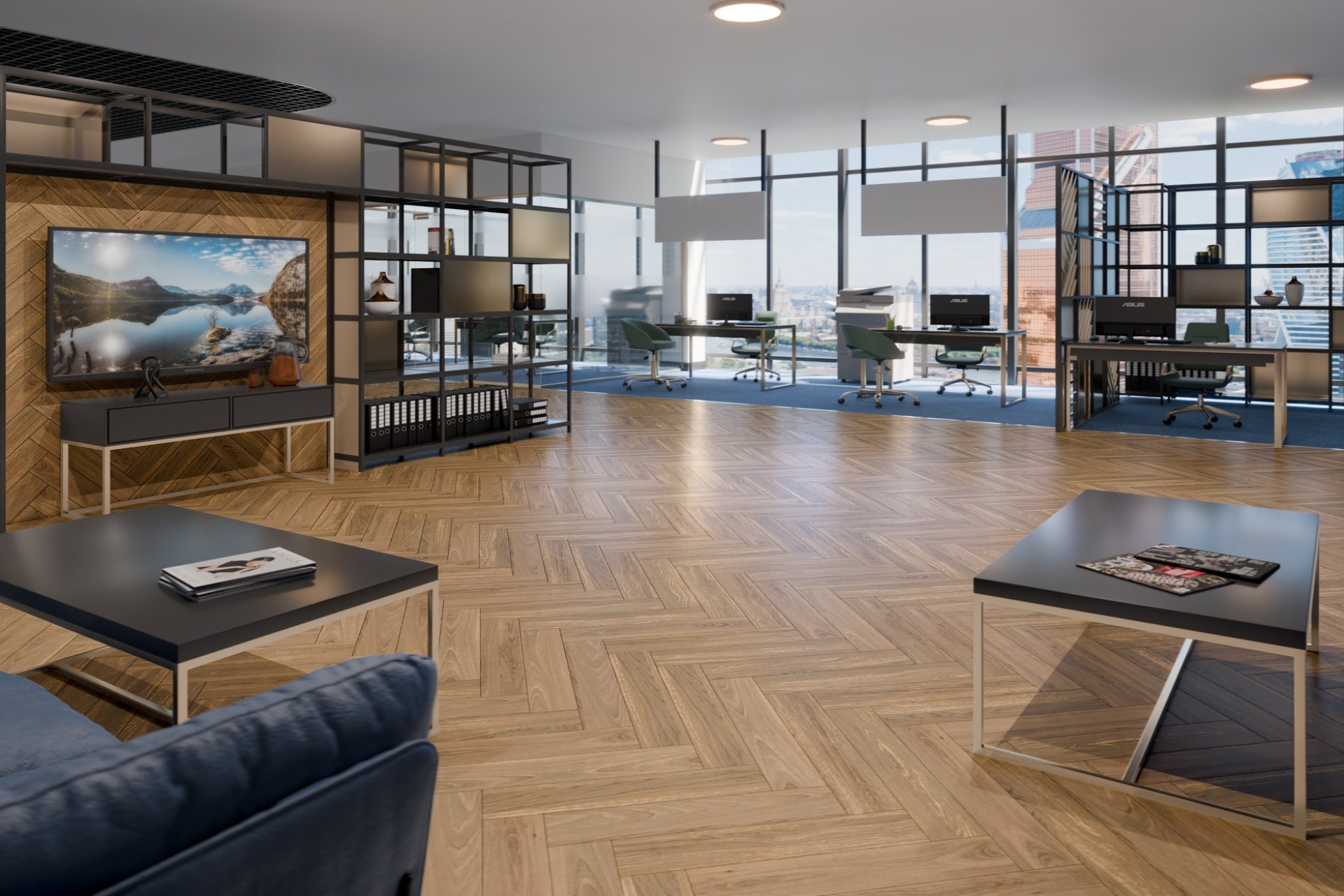 Инженерный паркет «Damy Floor» Натуральный (укладка елочкой) — купить в Тольятти