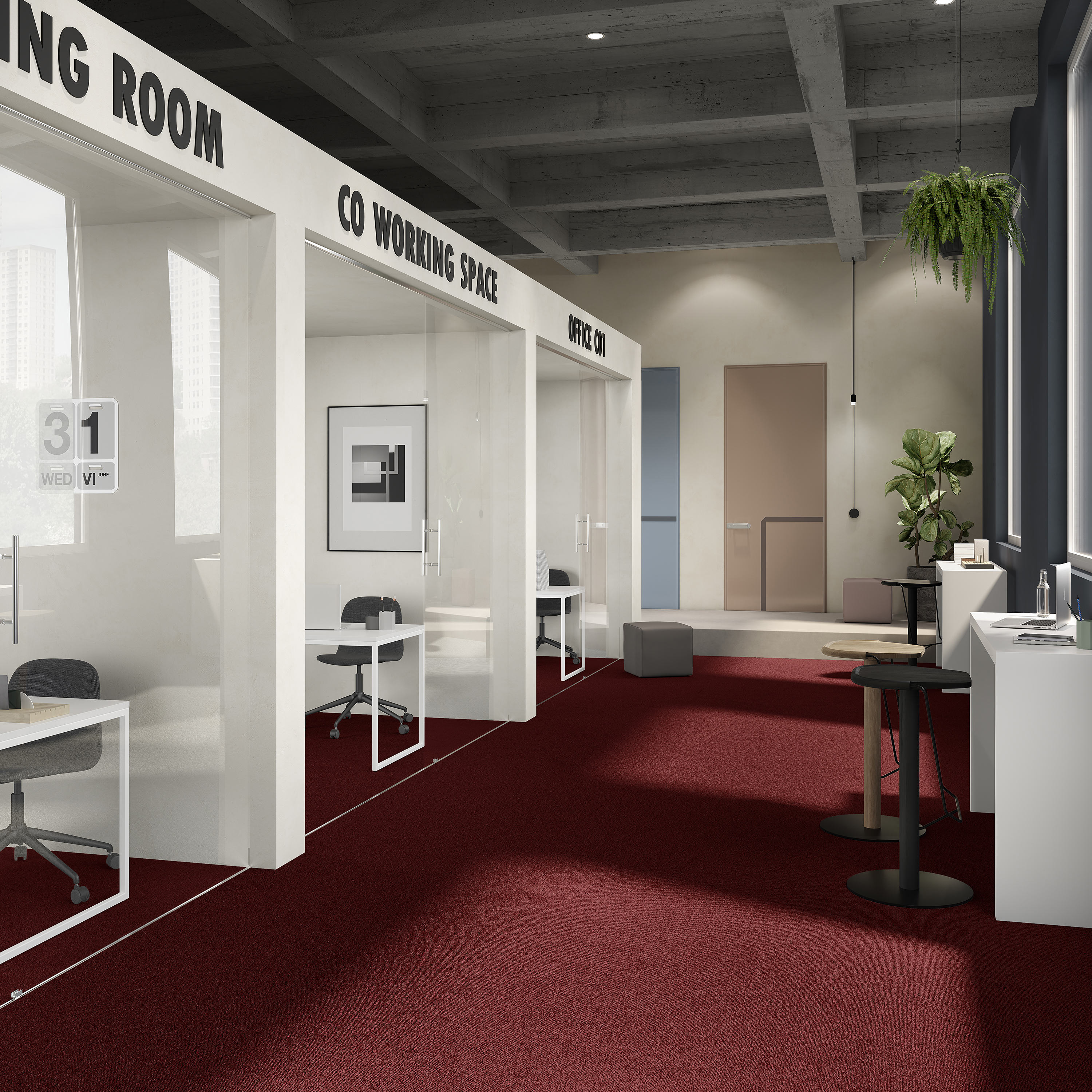 Ковровая плитка Medusa Tile 11 (500*500*5 мм) — купить в Тольятти