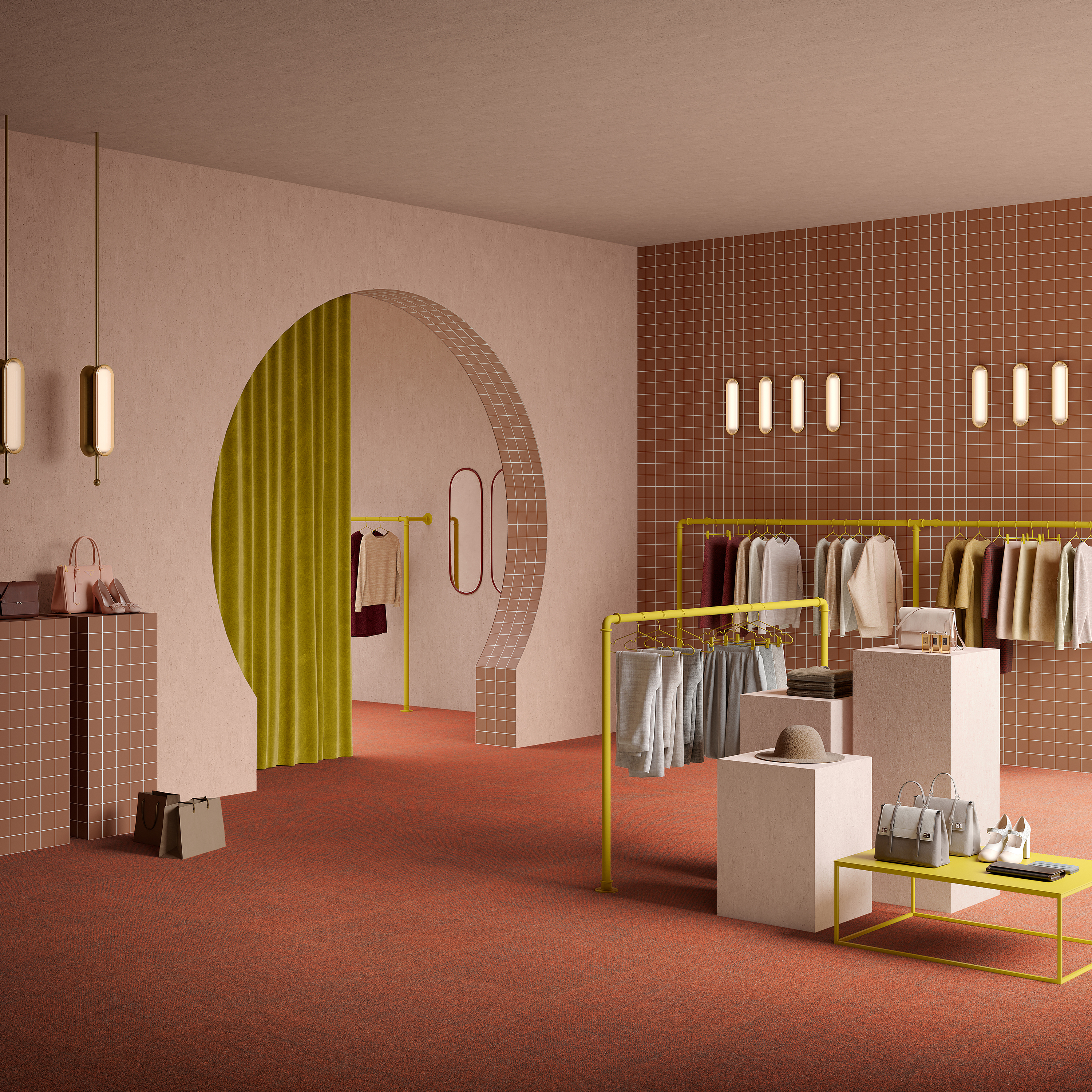 Ковровая плитка Mantra Tile 89 (500*500*6 мм) — купить в Тольятти