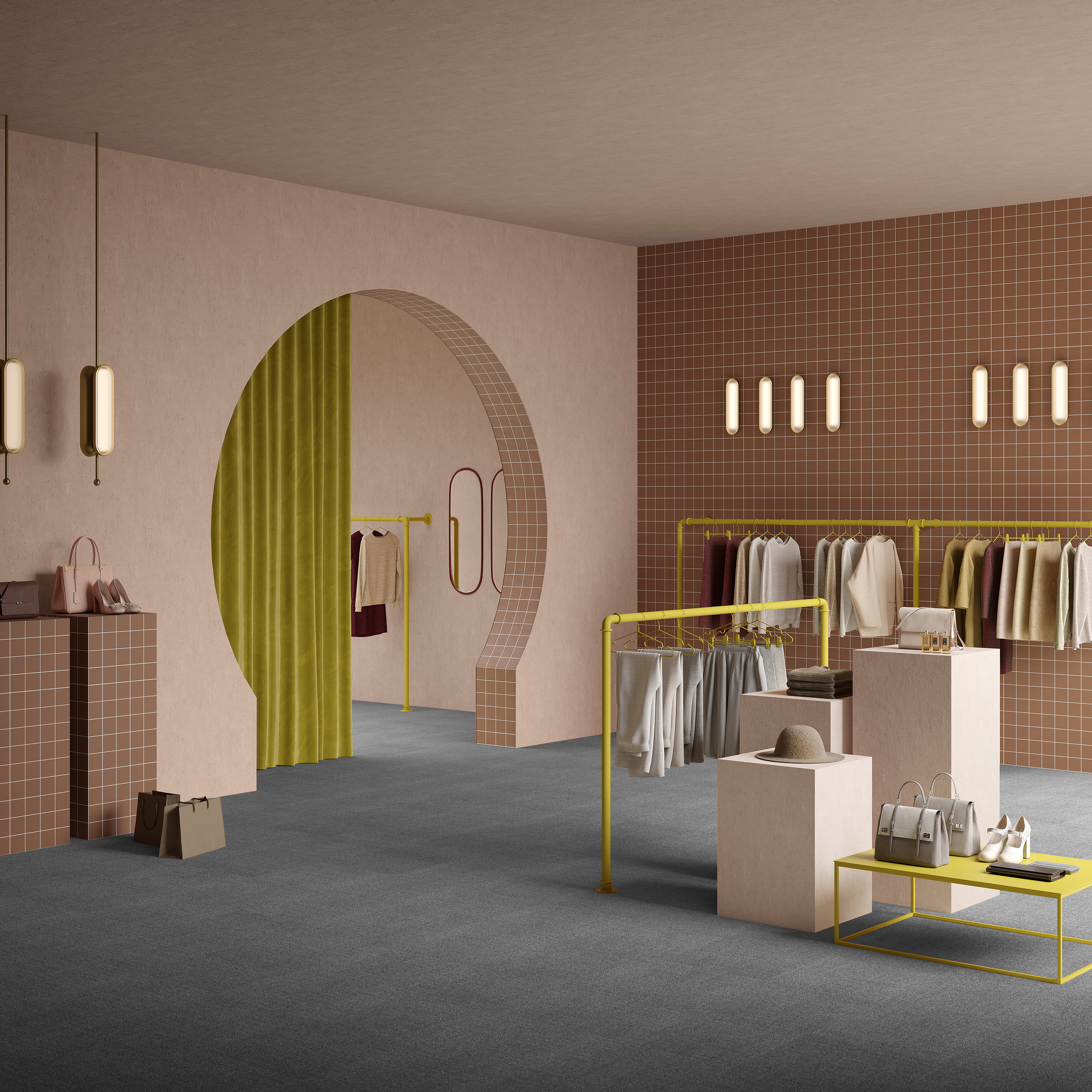 Ковровая плитка Mantra Tile 97 (500*500*6 мм) — купить в Тольятти