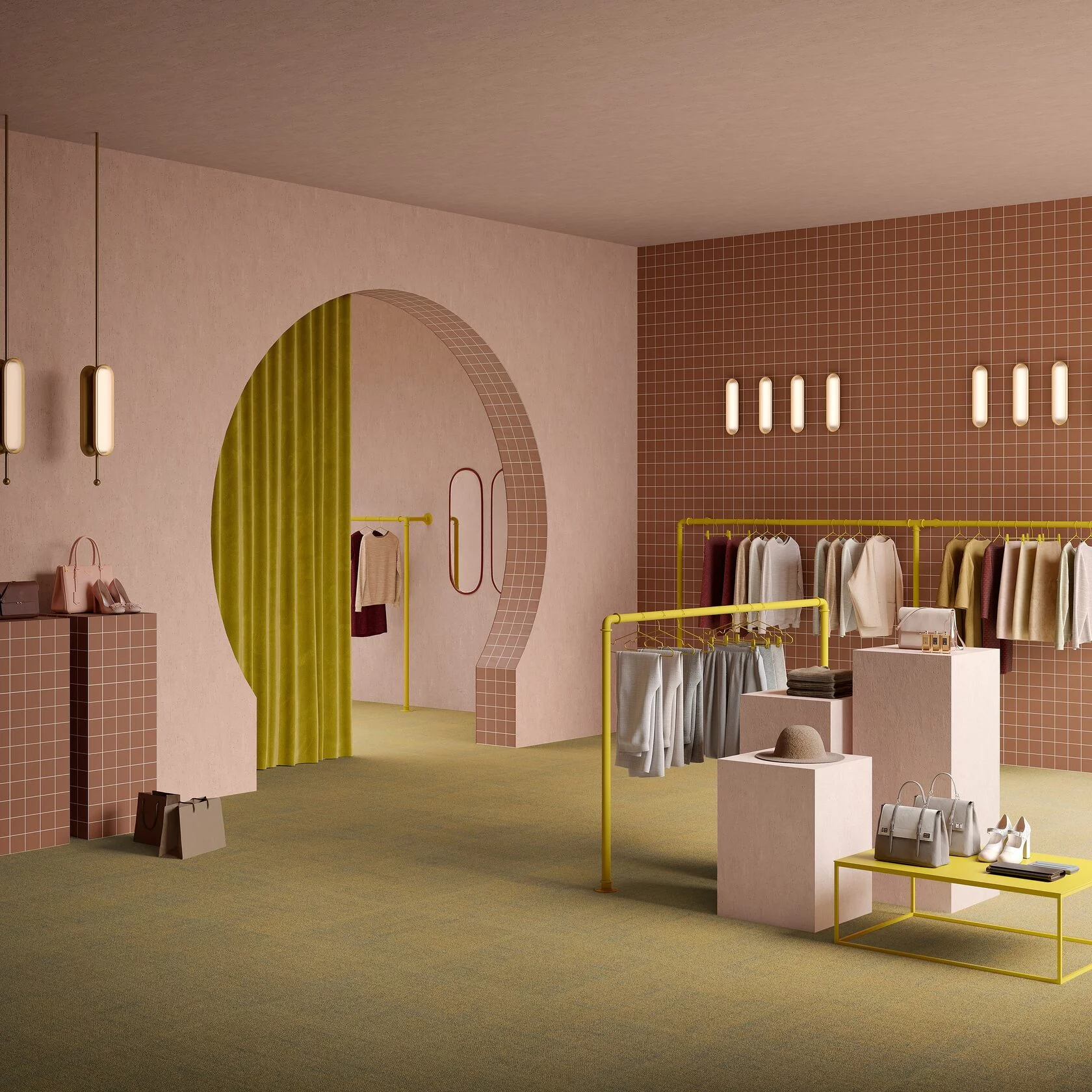 Ковровая плитка Mantra Tile 99 (500*500*6 мм) — купить в Тольятти