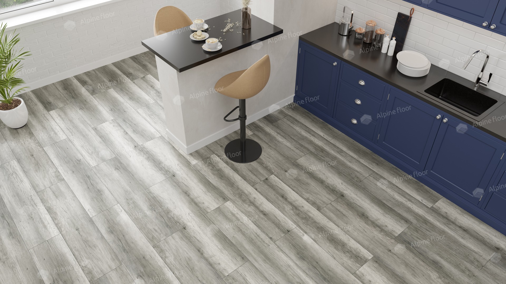 Ламинат "Alpine Floor" Дуб Тахо (1285*280*8 мм) — купить в Тольятти