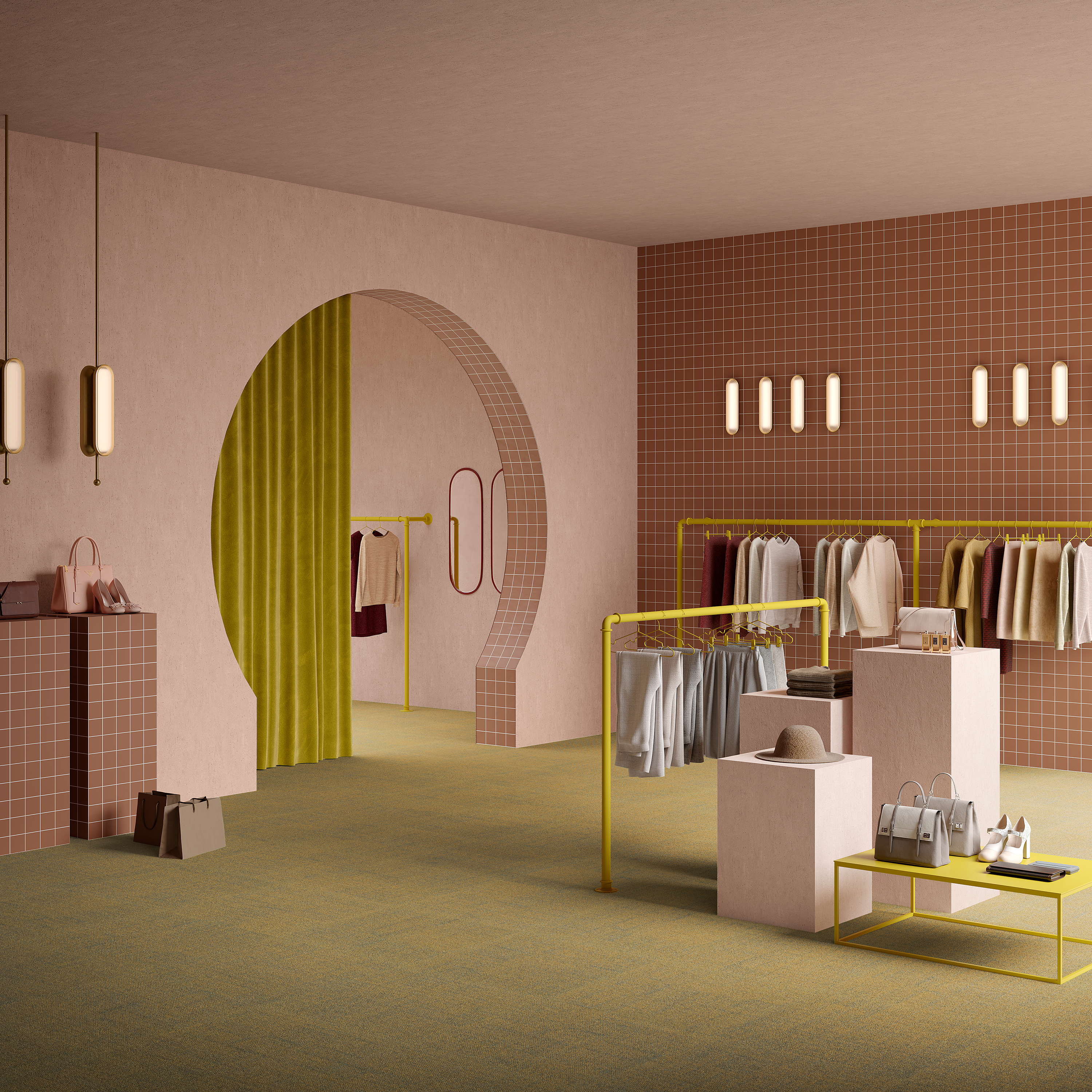 Ковровая плитка Mantra Tile 29 (500*500*6 мм) — купить в Тольятти