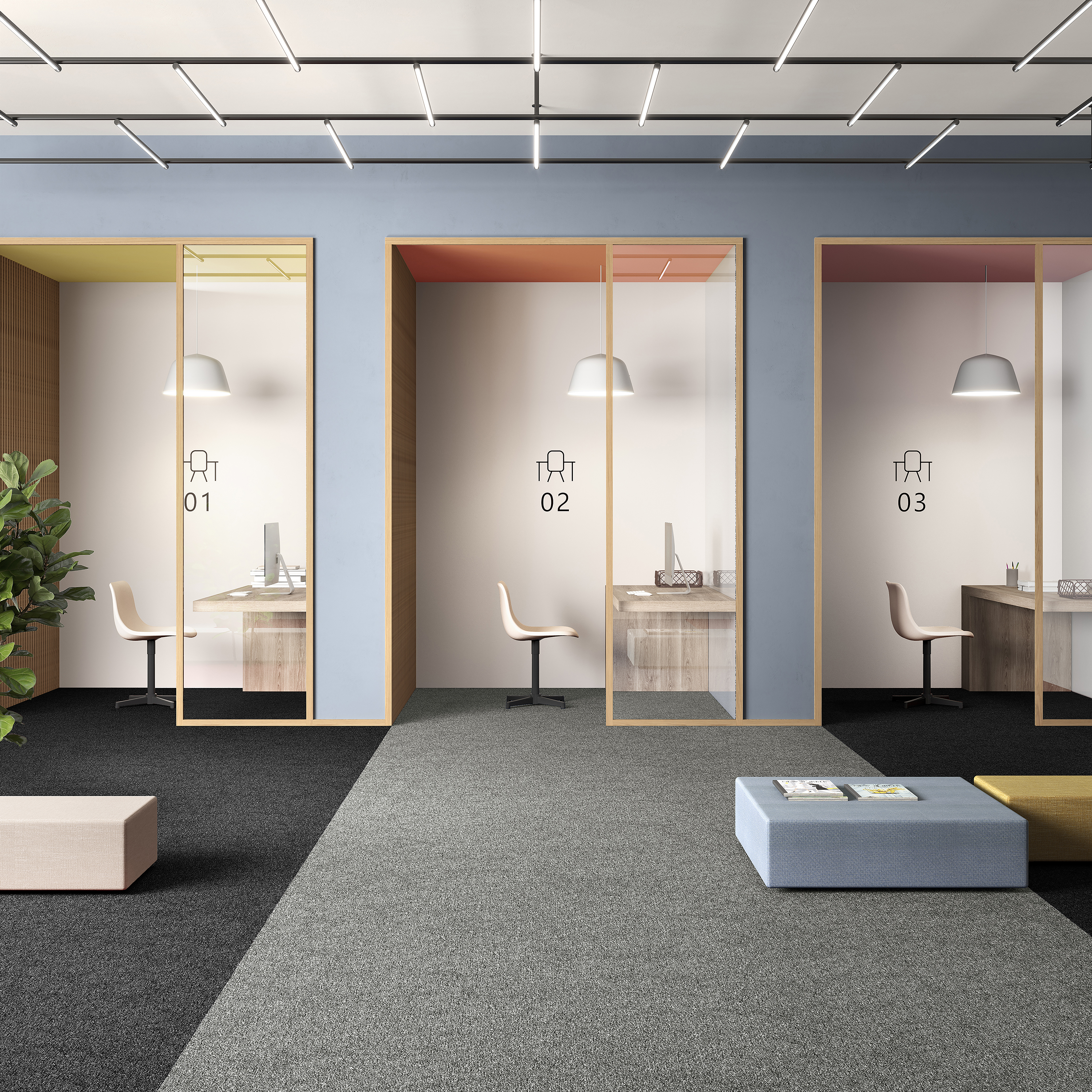 Ковровая плитка Medusa Tile 94 (500*500*5 мм) — купить в Тольятти