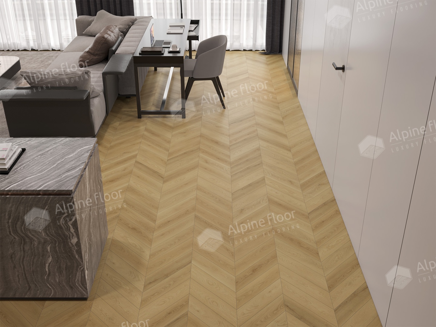 Ламинат "Alpine Floor" Дуб Пиренеи (550*112*12 мм) — купить в Тольятти