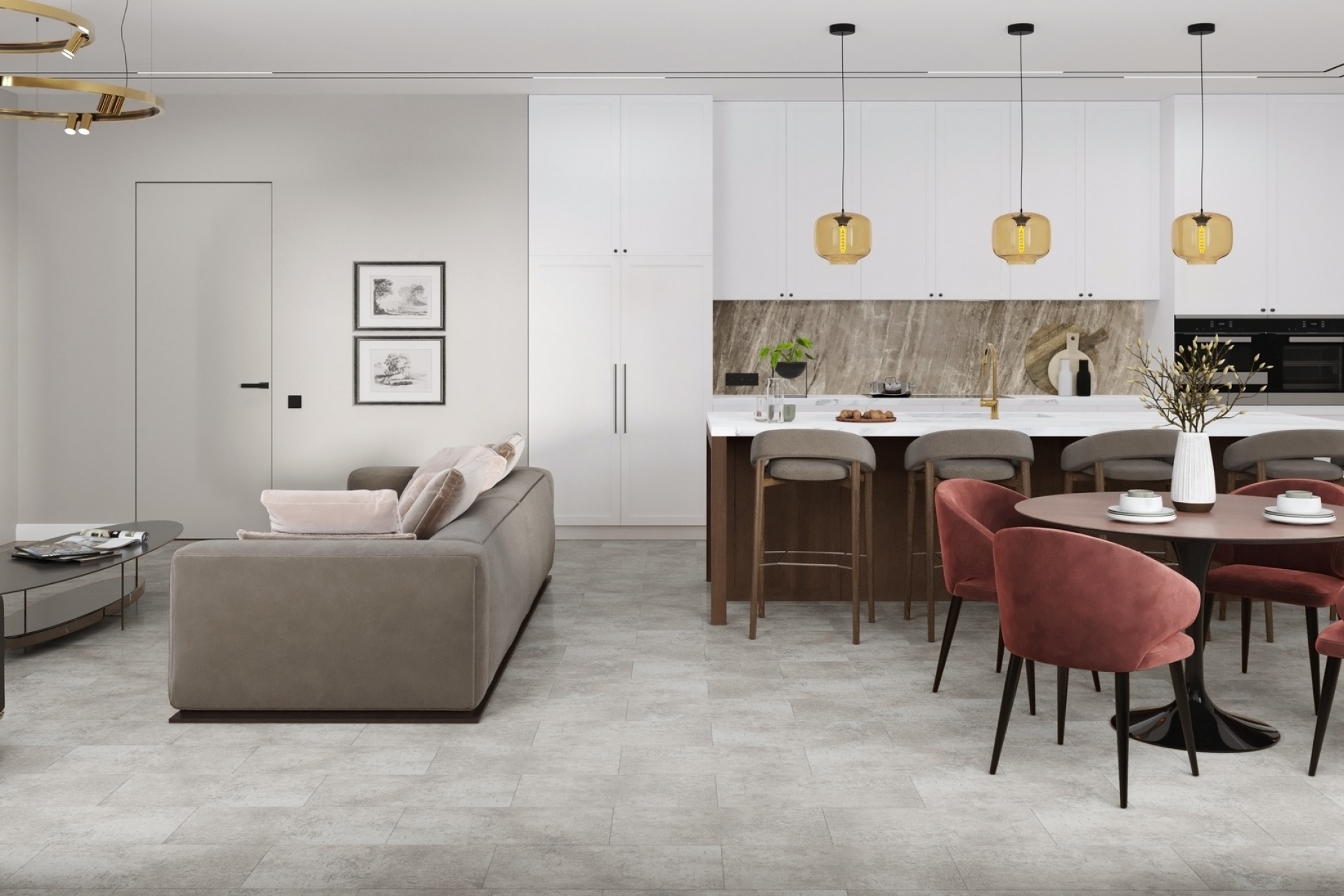 SPC плитка «Damy Floor» Фудзияма (610*305*5 мм) — купить в Тольятти