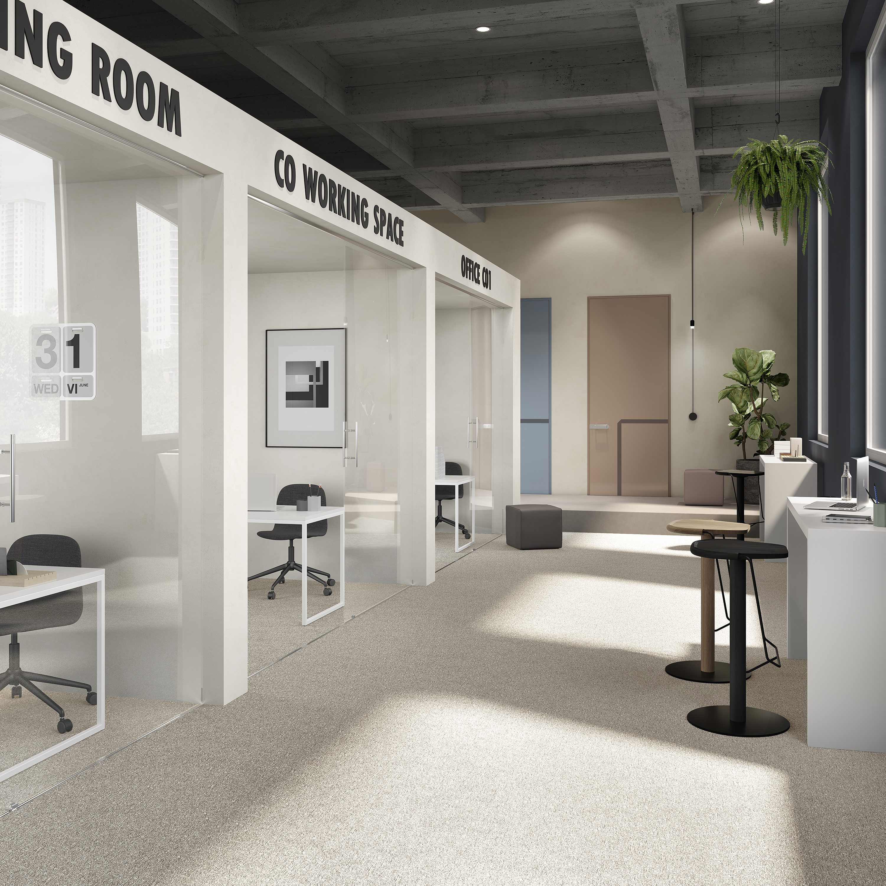 Ковровая плитка Medusa Tile 33 (500*500*5 мм) — купить в Тольятти