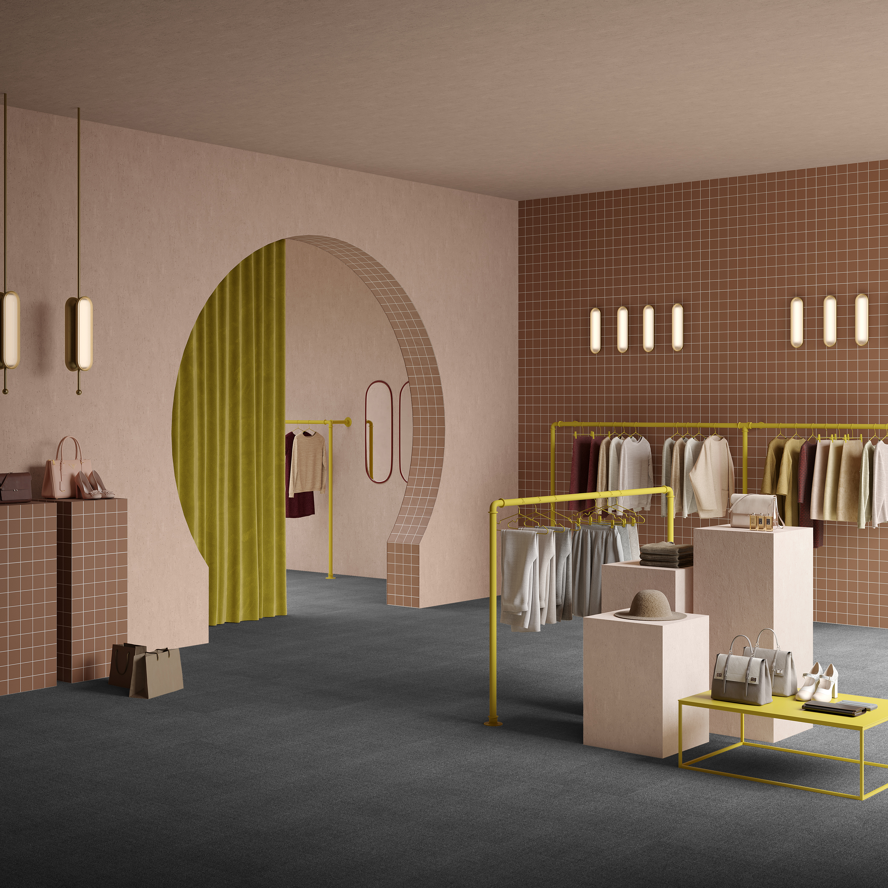 Ковровая плитка Mantra Tile 98 (500*500*6 мм) — купить в Тольятти