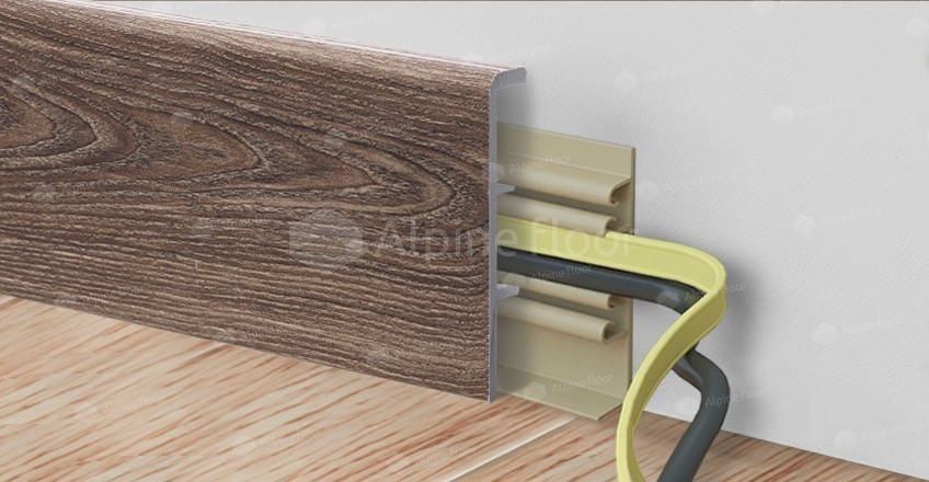 Напольный плинтус Rico Concept 80 Дуб фисташковый (2200*20*80 мм) — купить в Тольятти