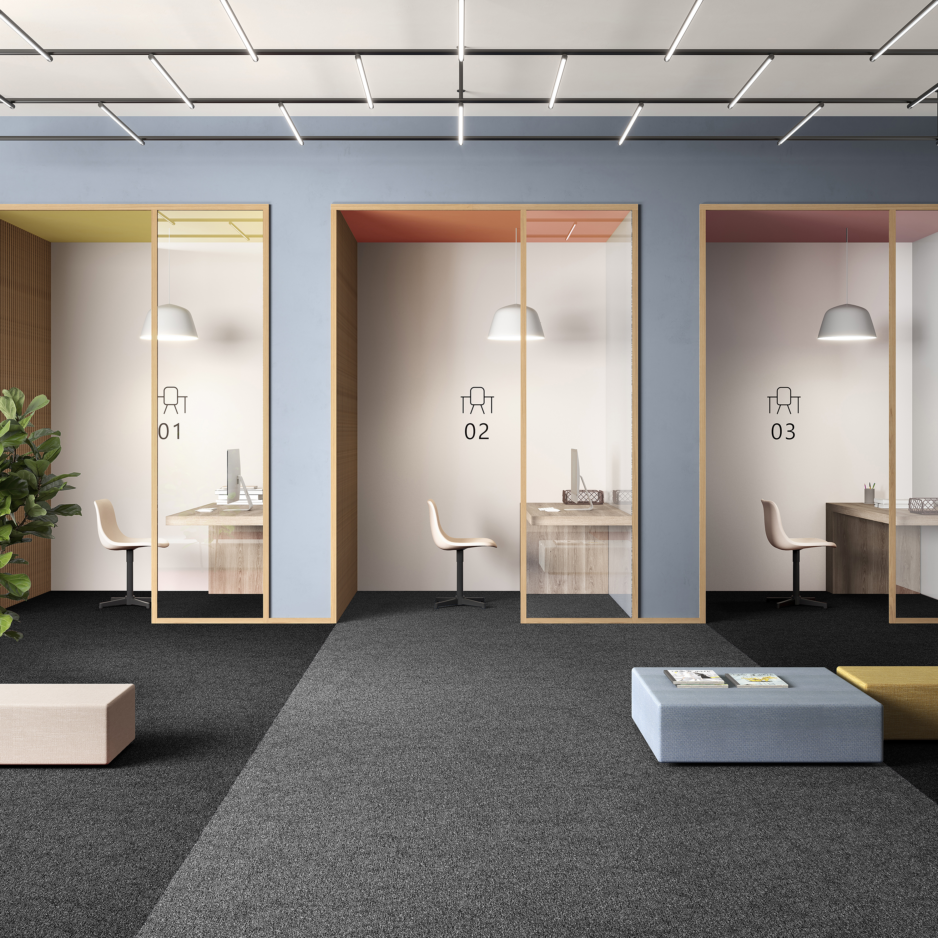 Ковровая плитка Medusa Tile 98 (500*500*5 мм) — купить в Тольятти