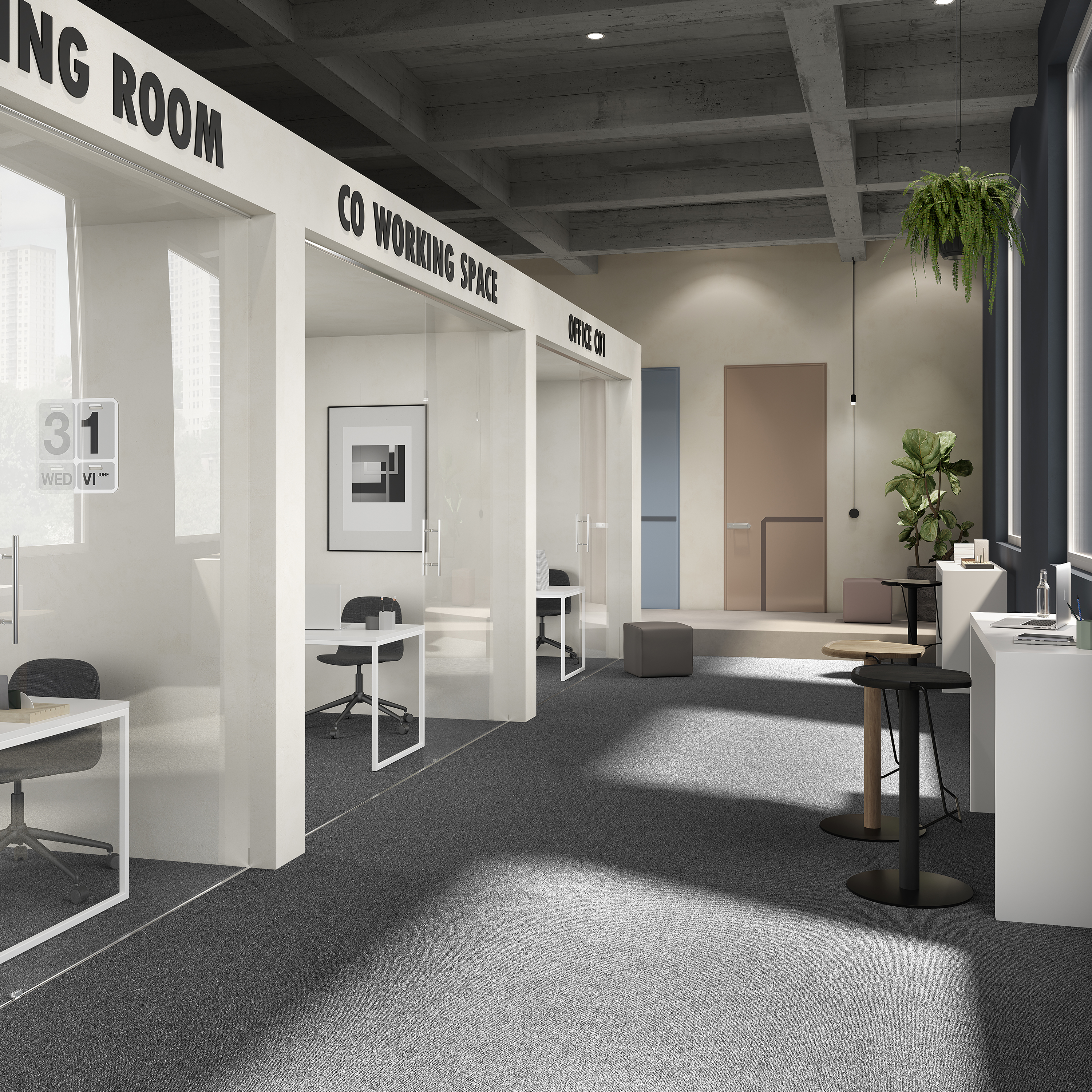 Ковровая плитка Medusa Tile 98 (500*500*5 мм) — купить в Тольятти